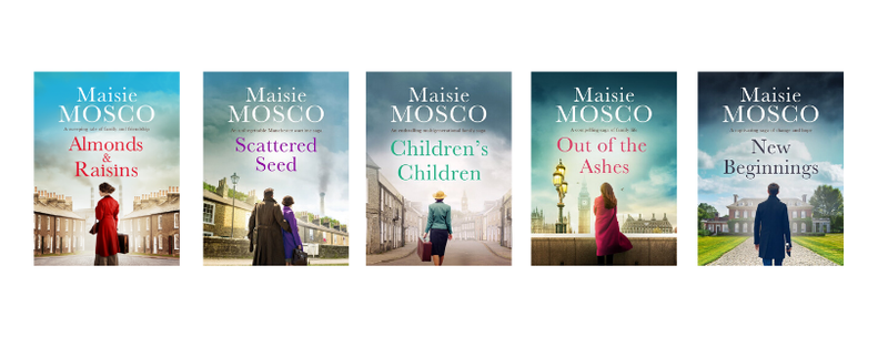 Almonds and Raisins, Scattered Seed, Children's Children, Out of the Ashes and New Beginnings, by Maisie Mosco